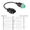 OBD2 Adapter, 9 Pin to 16 Pin OBDII Truck Diagnostic