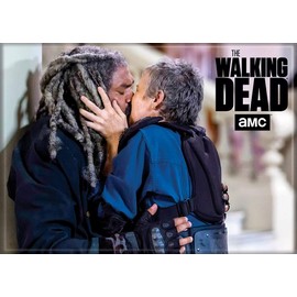 Ata-Boy The Walking Dead Carol and Ezekiel 2.5" x 3.5" Magnet for Refrigerators and Lockers