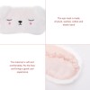 Pack of 2 cartoon animal eye masks, cute plush eye