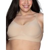 Vanity Fair Women's Wireless Bra, Soft Smoothing Fabrics & Breathable