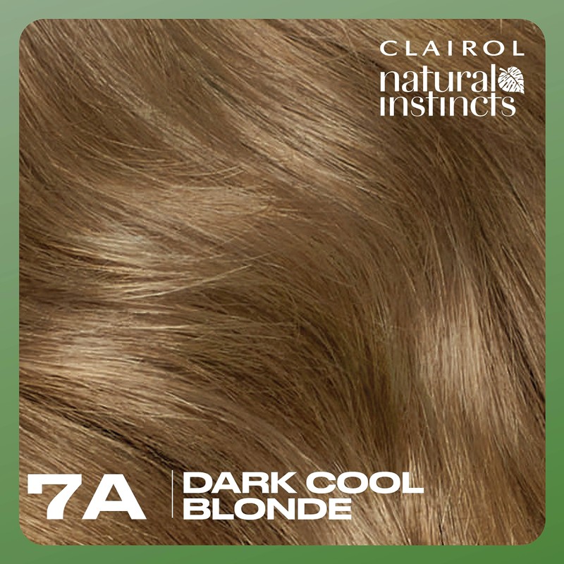 Clairol Natural Instincts Demi-Permanent Hair Dye, 7A Dark Cool Blonde