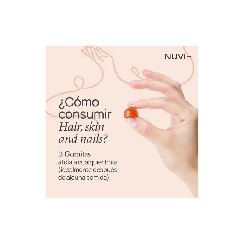 Nuvi Gomitas Para El Pelo, Uñas Y Piel, Hair, Skin