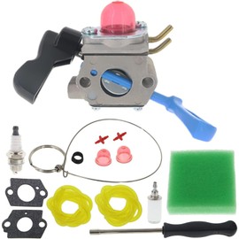 Ewillownm Compatible with 545180864 Carburetor for Weed Eater Husqvarna 545070601 FB25 Handheld Blower Zama C1U-W51B C1U-W46 C1U-W51B with Air Filter Spark Plug