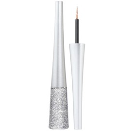 Silver Glitter Eyeliner - Long-Lasting Waterproof Liquid Eye Liner with Sparkling Eye Glitter Effect for Bold, Shimmery Eye Makeup - Perfect for Creating Silver Glitter Eyeshadow Inspired Looks
