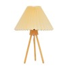 Desk Lamp Retro Style Versatile Pleated Bedside Table Lamp Reading