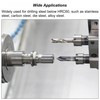 sourcing map Spotting Drill Bits 4mm Dia 4mm Shank 120