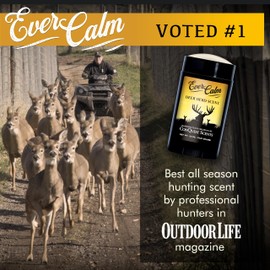 Conquest Scents EverCalm Deer Herd Scent Stick – Deer Attractant & Calming Scent, All-Season Effectiveness, Versatile Hunting Wax Stick, 2.5 oz