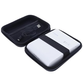 foto-kontor Case Compatible with Canon Selphy Square QX10 Wireless Mobile Instant Photo Printer Case Protective Cover Black
