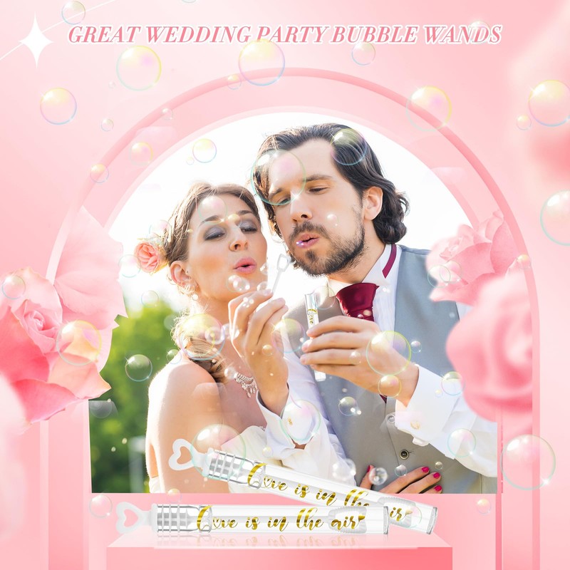 Hollowfly 120 Pcs Wedding Bubble Mini Bubble for Wedding Bubble