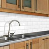 DEWOO 10 Thick White Subway Tile Peel and Stick Backsplash