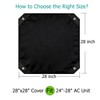 Air Conditioner Covers for Outside Units - 28"x28" Central AC