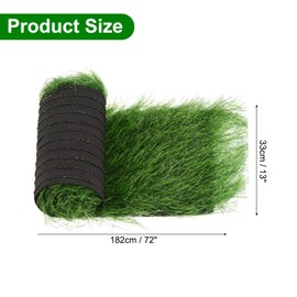 MECCANIXITY Artificial Grass Table Runner 13 x 72 Inch Fake Grass Tuft Table Runners Realistic Fake Grass Decor for Wedding Party, Banquet, Restaurant