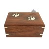 Wooden Pet Urns for Dogs Ashes - Pet Cremation Box