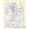 Cool Owl Maps Utah State Wall Map Poster Rolled 24"Wx30"H
