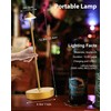 SHANGCAI Cordless Table Lamps Rechargeable, 6000mAh Battery Operated LED Desk