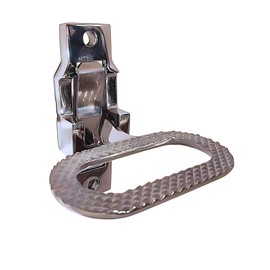 MarineNow Marine Folding Mast Step - AISI 316 Mirror Polished Stainless Steel Medium Size Foot Pedal Dims 3.25” by 2” (2-Pack)