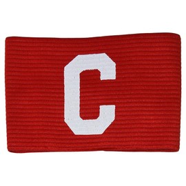 Precision Training Unisex-youth Precision Big C CaPTains Armband, Red-white, Junior