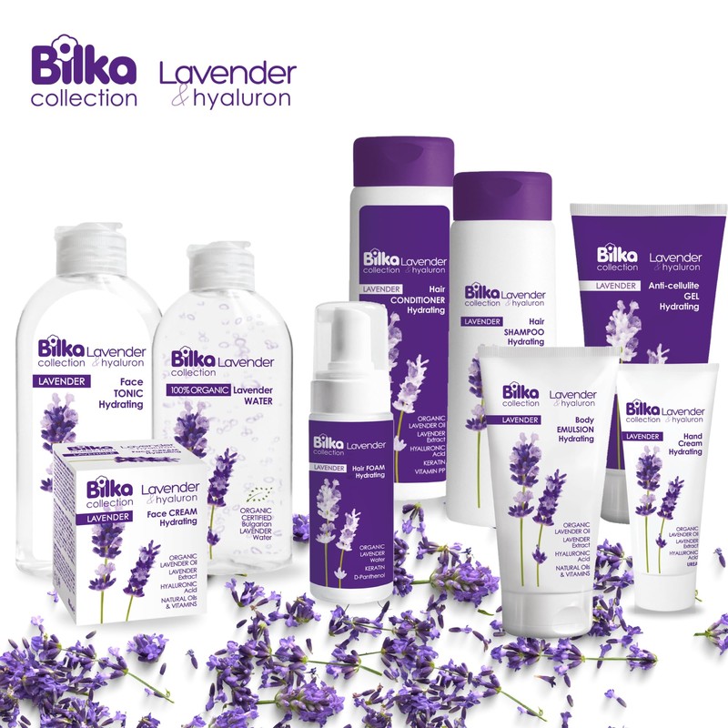 Bilka Collection Lavender & Hyaluronic Moisturising Face Toner 200ml