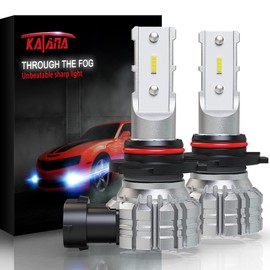 Katana H10 LED Fog Light Bulbs,9140 9145 2800 Lumens 5530 Chips Extremely Bright 6500K Xenon White Pack of 2