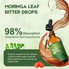 Moringa Leaf Drops with Vitamin C, Moringa Oleifera Extract Liquid