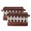 XUWU Storage Basket Bin American Football Cool Organizer Basket Collapsible