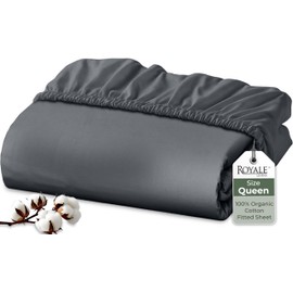 Royale Linens - Sábana bajera ajustable 100% algodón