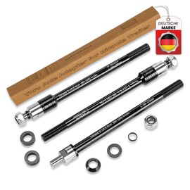 Liebdorf® Thru Axle Bicycle Trailer - M12 Adapter for All Lengths - Bicycle Trailer Coupling - Bicycle Thru Axle Adapter (M12 x 1.75)