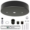 ECUDIS Chandelier Canopy Kit, 5 1/8 Ceiling Lighting Modern Steel