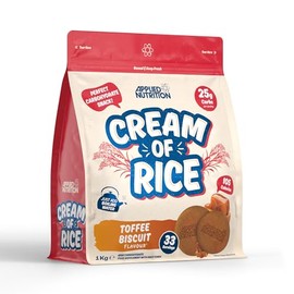 Applied Nutrition Cream of Rice - Suplemento de carbohidratos de alta calidad, fuente de energa para desayunos y aperitivos, fcil de digerir, poco... 