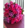 Flowers Fresh Elegant Roses Flower Bouquet 24 Stems (Single Color)