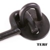 TERF® 75mm Heavy Duty Antique Black Cabin Door Hook and