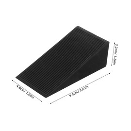 KOMBIUDA 4pcs Non Slip Wheel Chocks for Trailers Durable Rubber Car Stopper Blocks Heavy Duty Skid Pads for Trucks Campers Rvs Enhanced Grip for Safe Parking