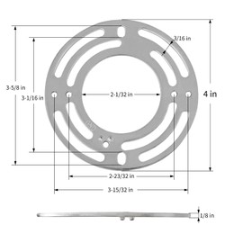 GNOLAK 6 Pack Universal Light Fixture Mounting Bracket Heavy Duty 50 LB Rated, 4 Inch Diameter Steel Round Light Crossbar Nickel Acorn Cap Nuts for Ceiling Light Chandelier (Nickel Cap Nuts(6 Pack))
