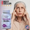 HallGink Biloba - Ginkgo Biloba - Suplementos cerebrales para memoria