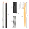 Waterproof Eyebrow Pencils Eyebrow Pencil Set for Marking, Filling and