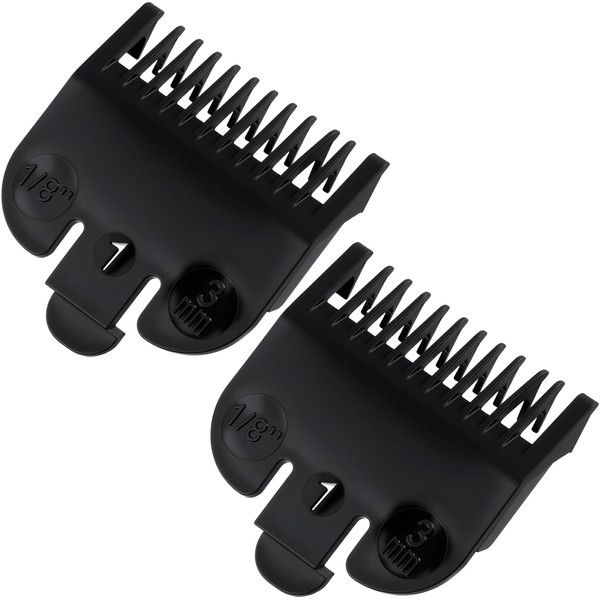 SmallCat SmallCat 2 Pcs Black Guards for Clippers, Trimmer Guards