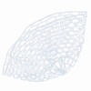 Outdoor Fly Fishing Landing Net Clear Rubber Replacement Mesh Bag(Mudium)