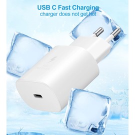 Samneer 25W USB-C Schnellladeger?t Netzteil,f1rSamsungGalaxyS25 S24/S23/S22/S21/S20/Note20 /FES10 S9 S8 A55 A54 A53 5g A52 A51 A50 A34 A33 A23 A13 A12,f1r:iPhone 16 15/16 15 Pro/16 15 Pro Max/16 15 Plus