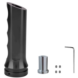 AZ-FRONT Simple Design No Logo Non-Slip Aluminum Side Brake Cover Interior Customization Accessories (Black)