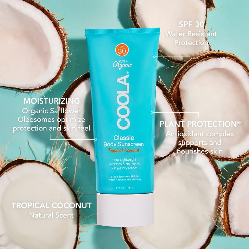 Loción De Protección Solar Coola Spf 30 De Amplio Espectro