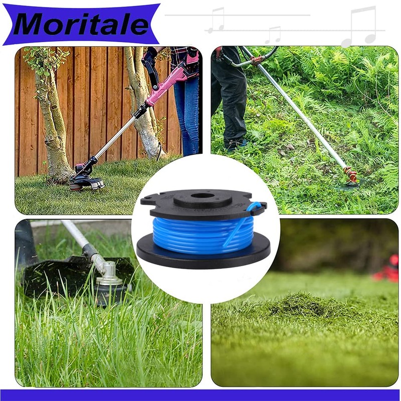 Moritale Spool Line Replacement for Ryobi One+ RAC124 OLT1823 1832