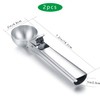 2PCS Stainless Steel Ice Cream Scoop, Ice Cream Scoops with