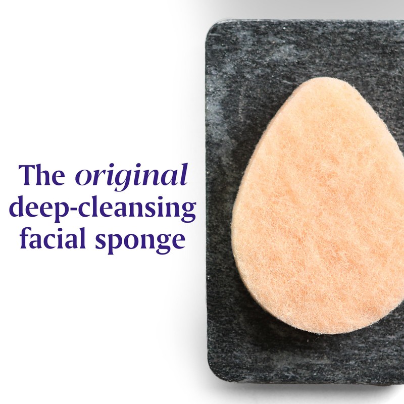 Buf-Puf Gentle Facial Sponge, Dermatologist Developed, Removes Deep Down Dirt