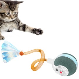 YVE LIFE Interactive Cat Toys Ball for Indoor Cats,[2025 Newly Upgraded] Agile Moving Cat Ball with Elastic Mesh Tail,Automatic Kitten Toys for Bored Indoor Adult Cats,Motion Activated