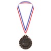 PATIKIL 2.6" Copper Basketball Medals, Basketball Award Medals with Ribbon
