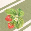 Evans Lichfield Strawberry Indoor/Outdoor Table Runner, 180 x 35cm