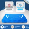 Egg Gel Seat Cushion, Breathable Gel Cushion Chair Pads with
