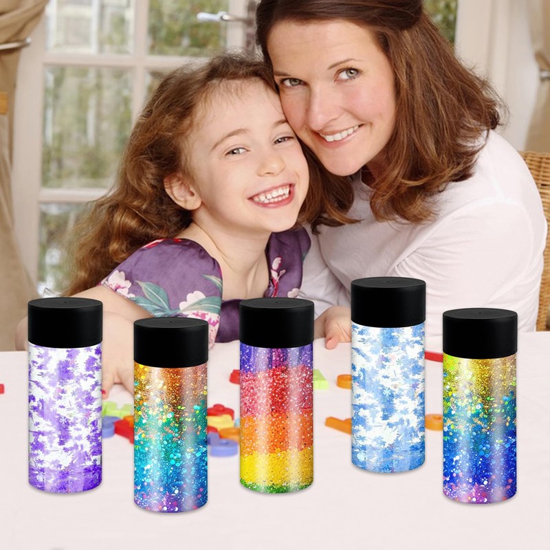 24 Pcs Sensory Bottles with Lids, 12 oz/ 350 ml