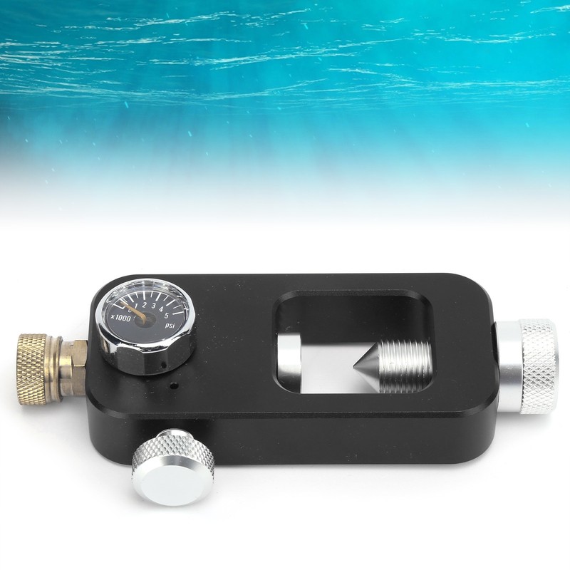 DIDEEP Scuba Adapter for Diving Equipment Large Bottle to Small