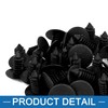 A ABSOPRO 9mm x 8mm Hole Fender Fir Tree Clips